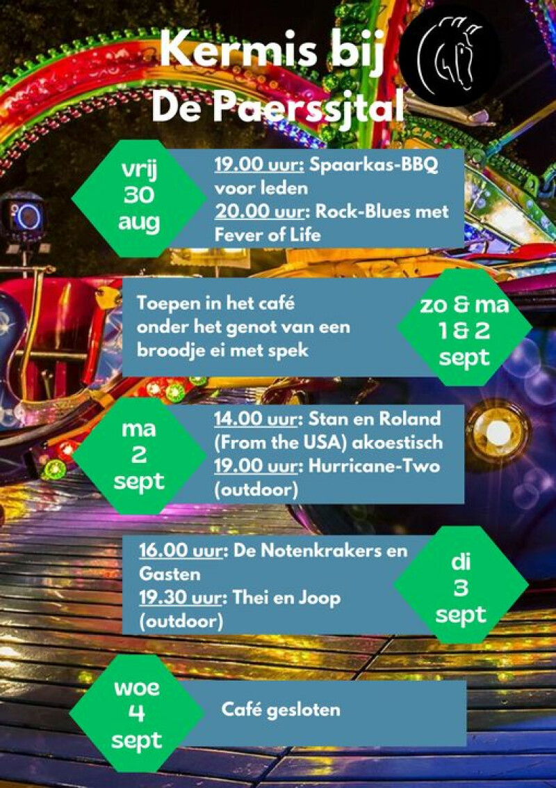 Kermis bij de Paerssjtal