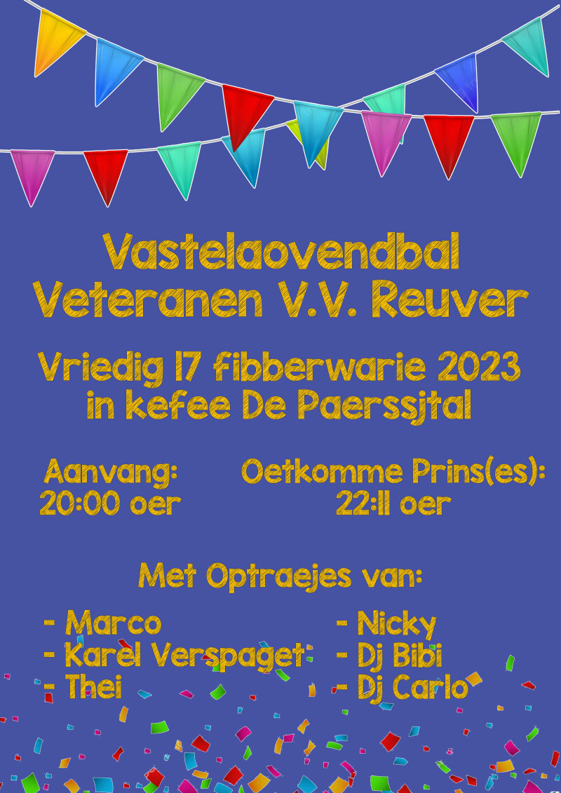 Vastelaovendbal Veteranen